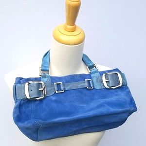 DKNY 1990's Vintage Suede Handbag